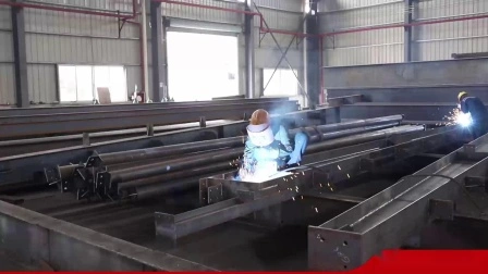 Estructura de acero del material de construcción de la construcción prefabricada para el almacén de la fábrica
