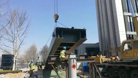 Puente estable del arco de la estructura de acero sobre resistencia de viento del diseño moderno del agua