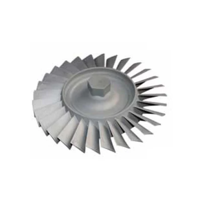 Impulsor axial de aspas de ventilador de fundición a presión de aleación de aluminio, impulsor de fundición de inversión CNC