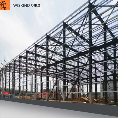 Estructura de acero prefabricada del taller del almacén del cobertizo del metal